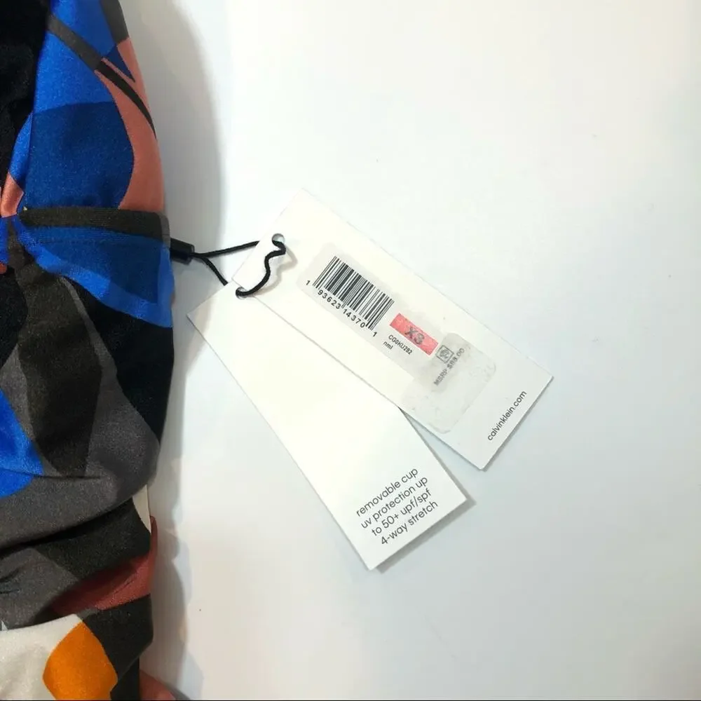 Calvin Klein MULTI FLORAL Tankini swim Top